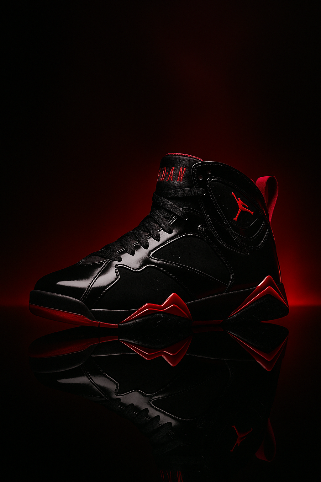 Nike Air Jordan 7 Retro Black Gloss