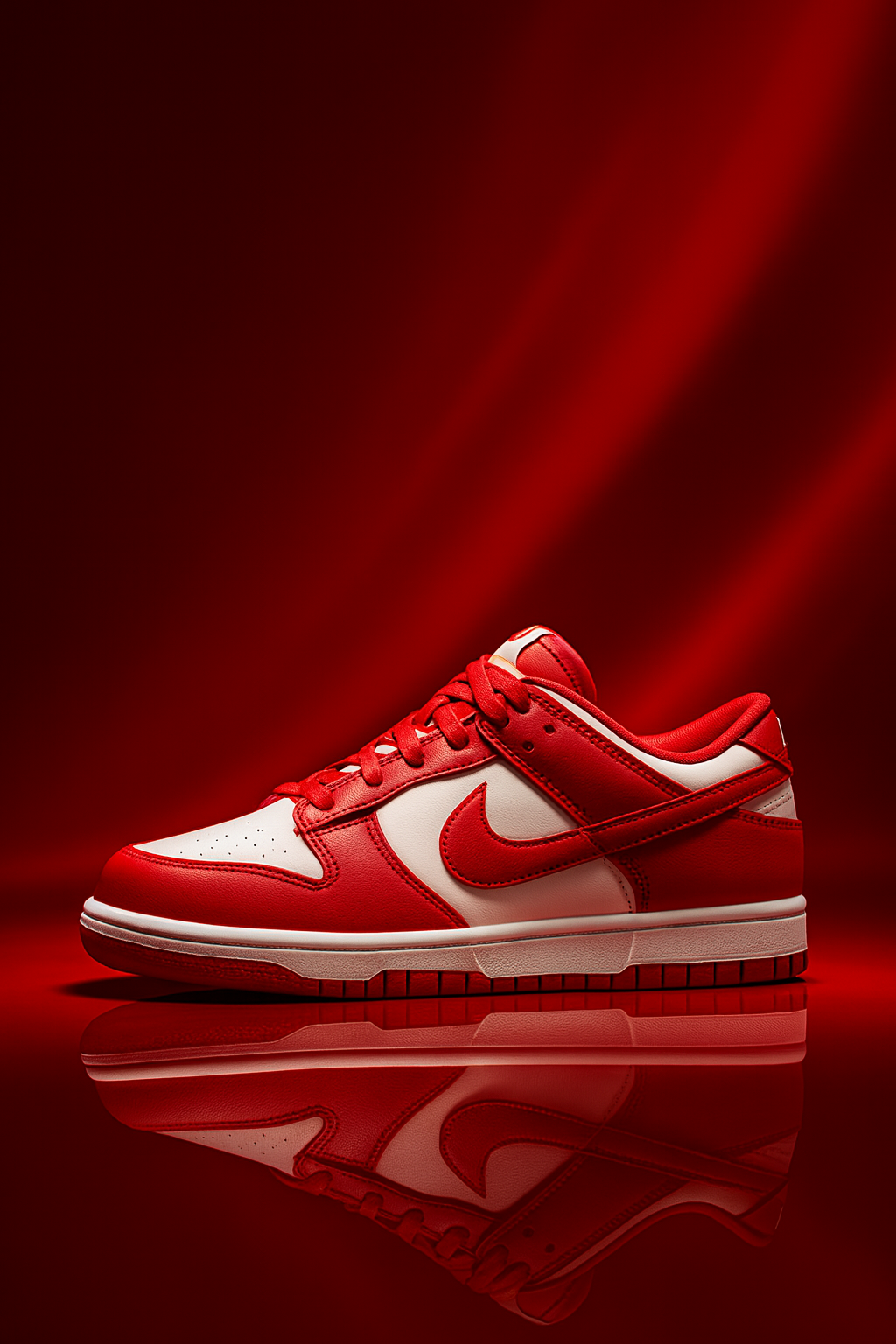 Nike Dunk Low 'White and University Red