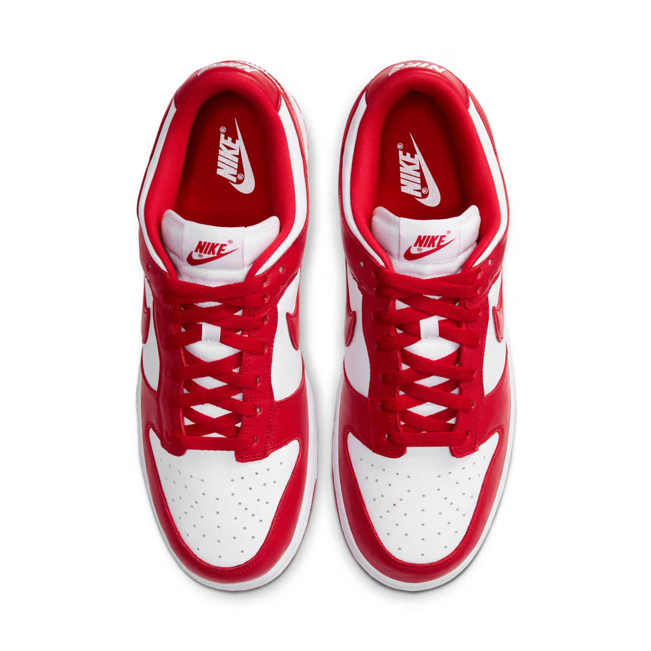 Nike Dunk Low 'White and University Red
