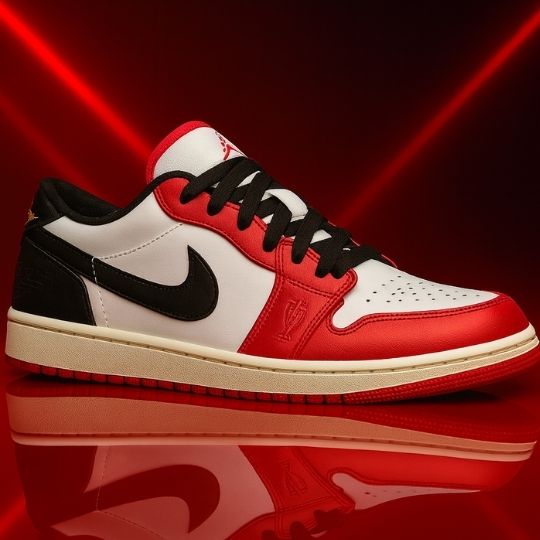 Jordan 1 Low OG Trophy Room Premium Sneaker Side Profile - The Shoe Society