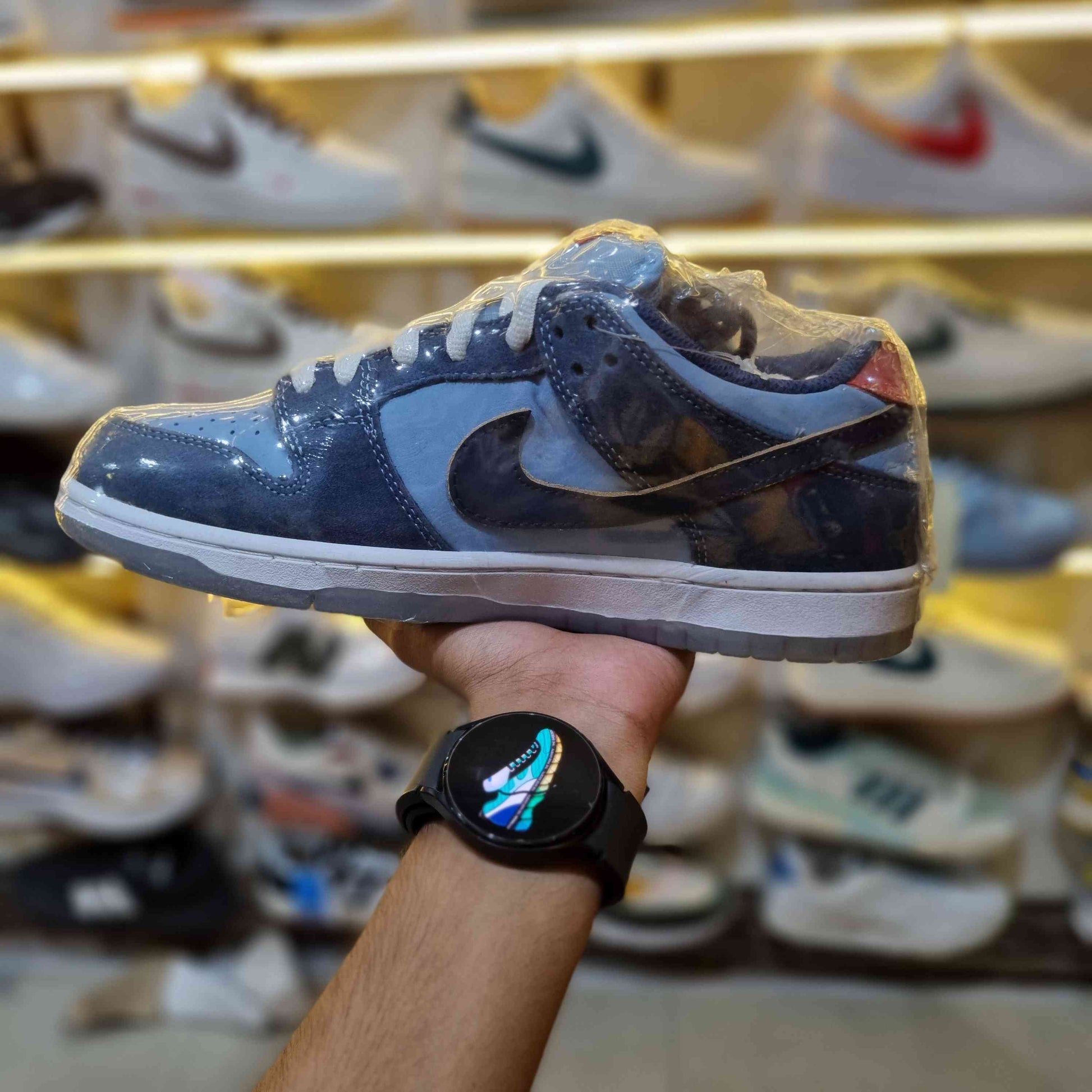 Luxury Streetwear Kicks Blue and Light Blue Colorway