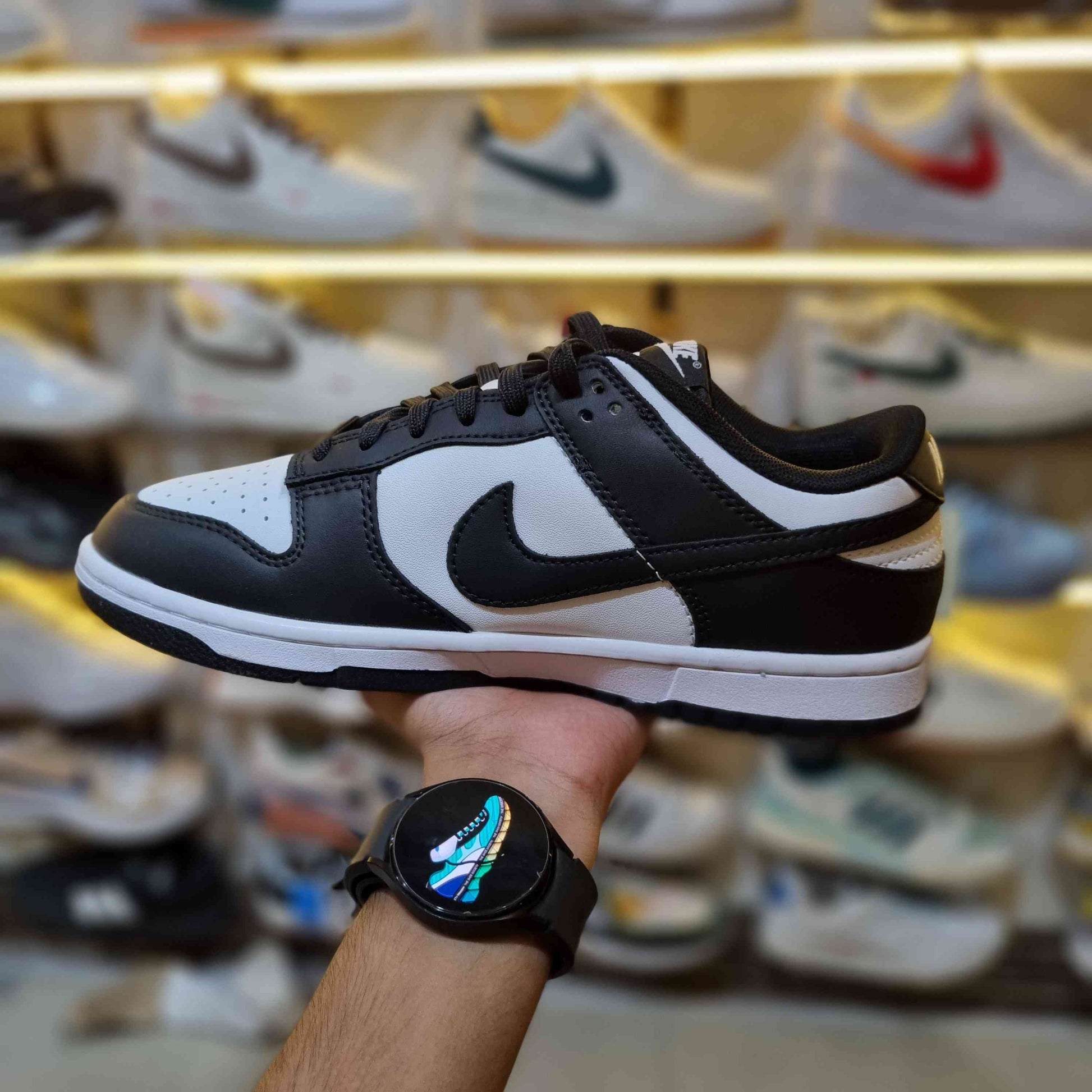 Luxury Streetwear Kicks Black and White Colorway