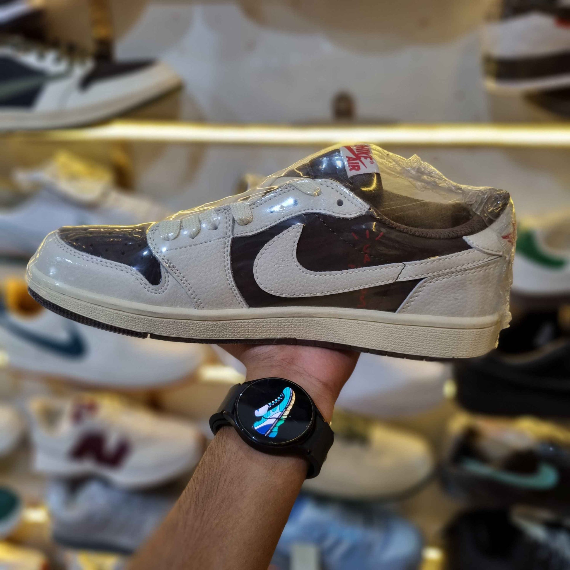 Luxury Streetwear Kicks Sail and Mocha Colorway