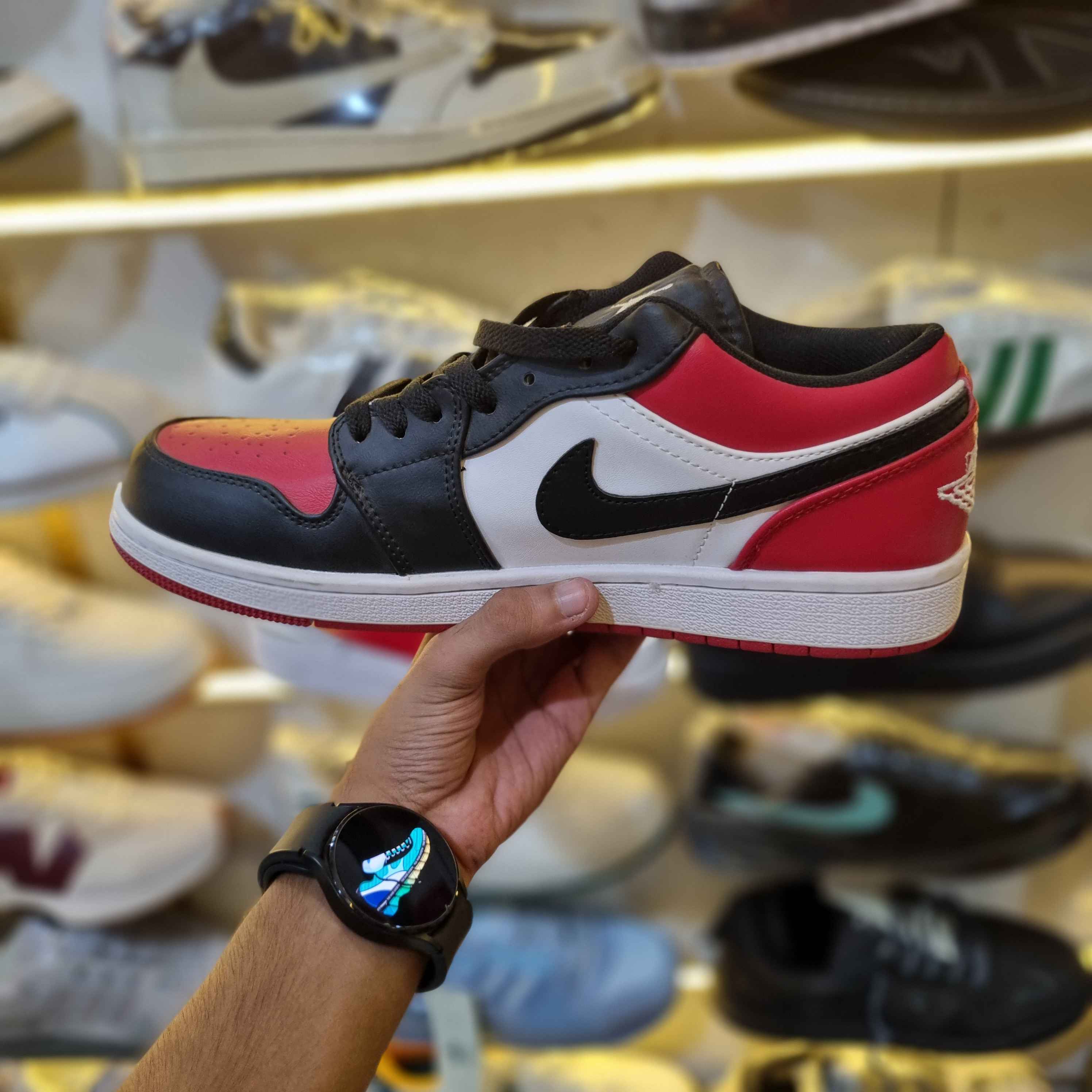Luxury Streetwear Kicks Red and Black Colorway