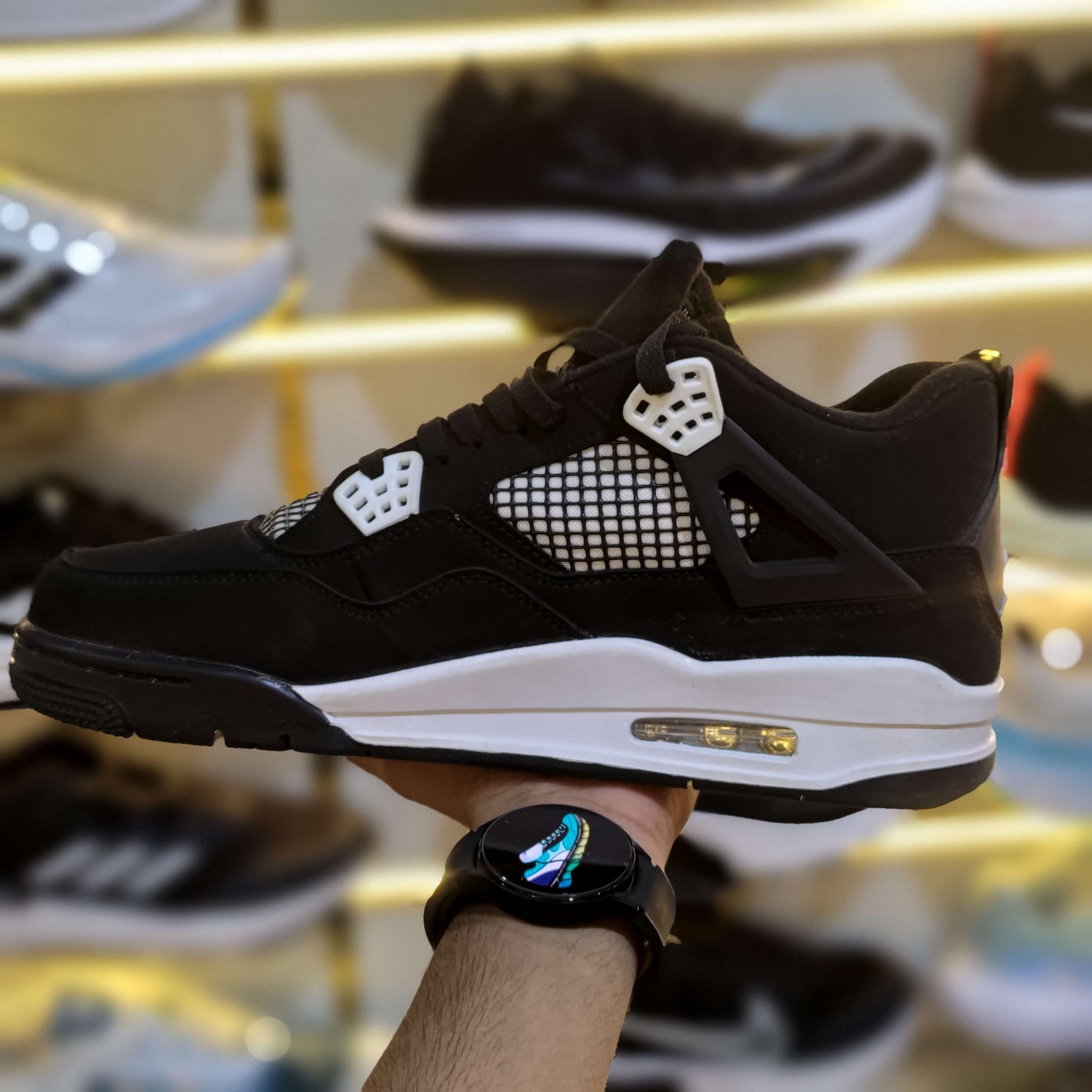 Best Quality First Copy Jordan 4 White Thunder