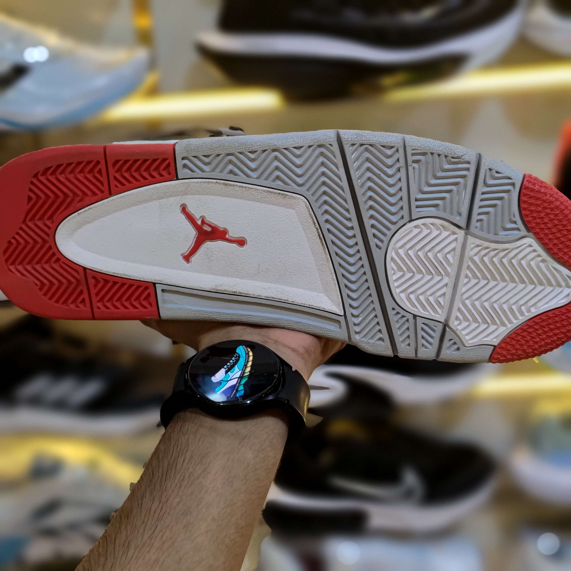 Luxury Streetwear Kicks Black Red and Grey Colorway