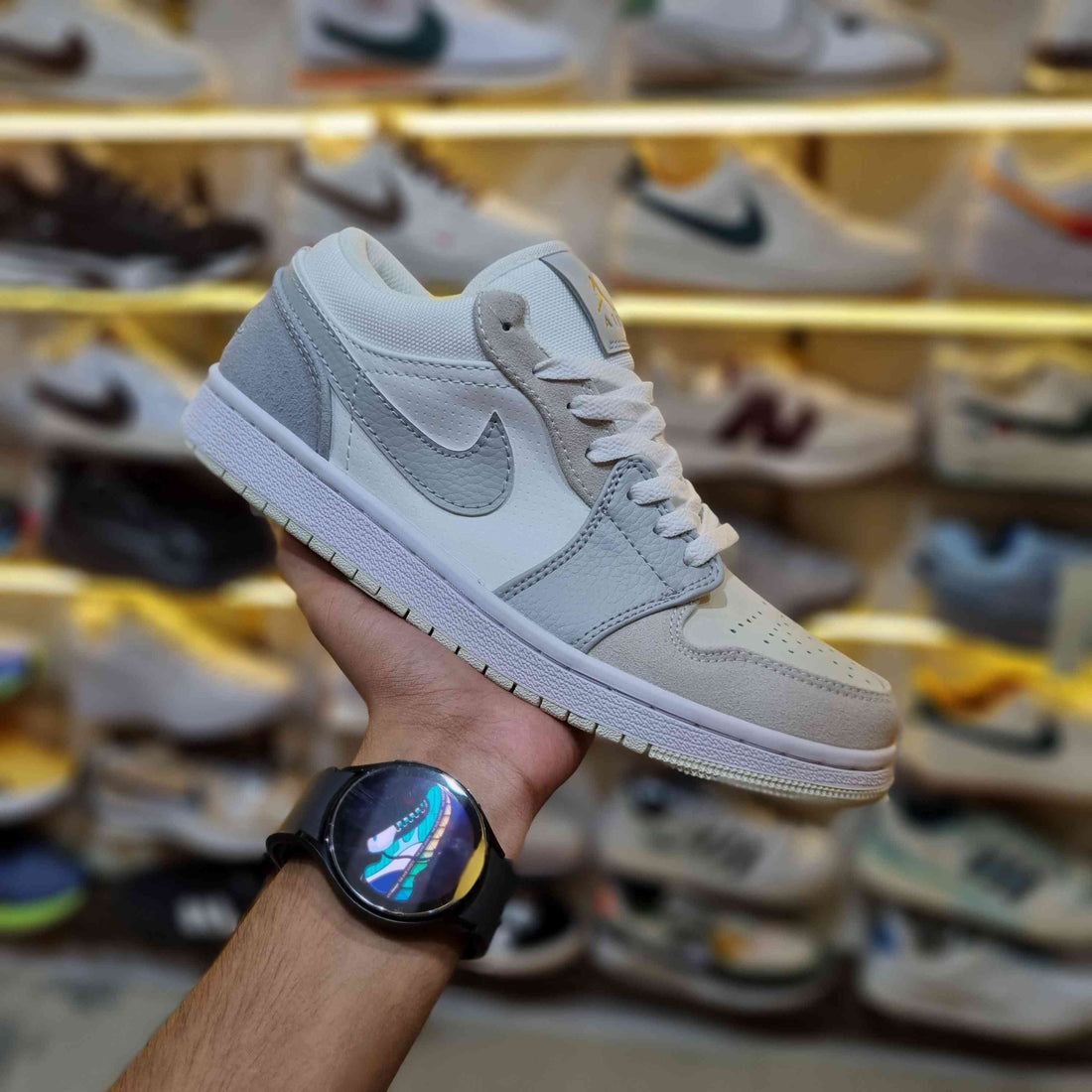 Jordan 1 Low Paris Premium Sneaker Side Profile - The Shoe Society