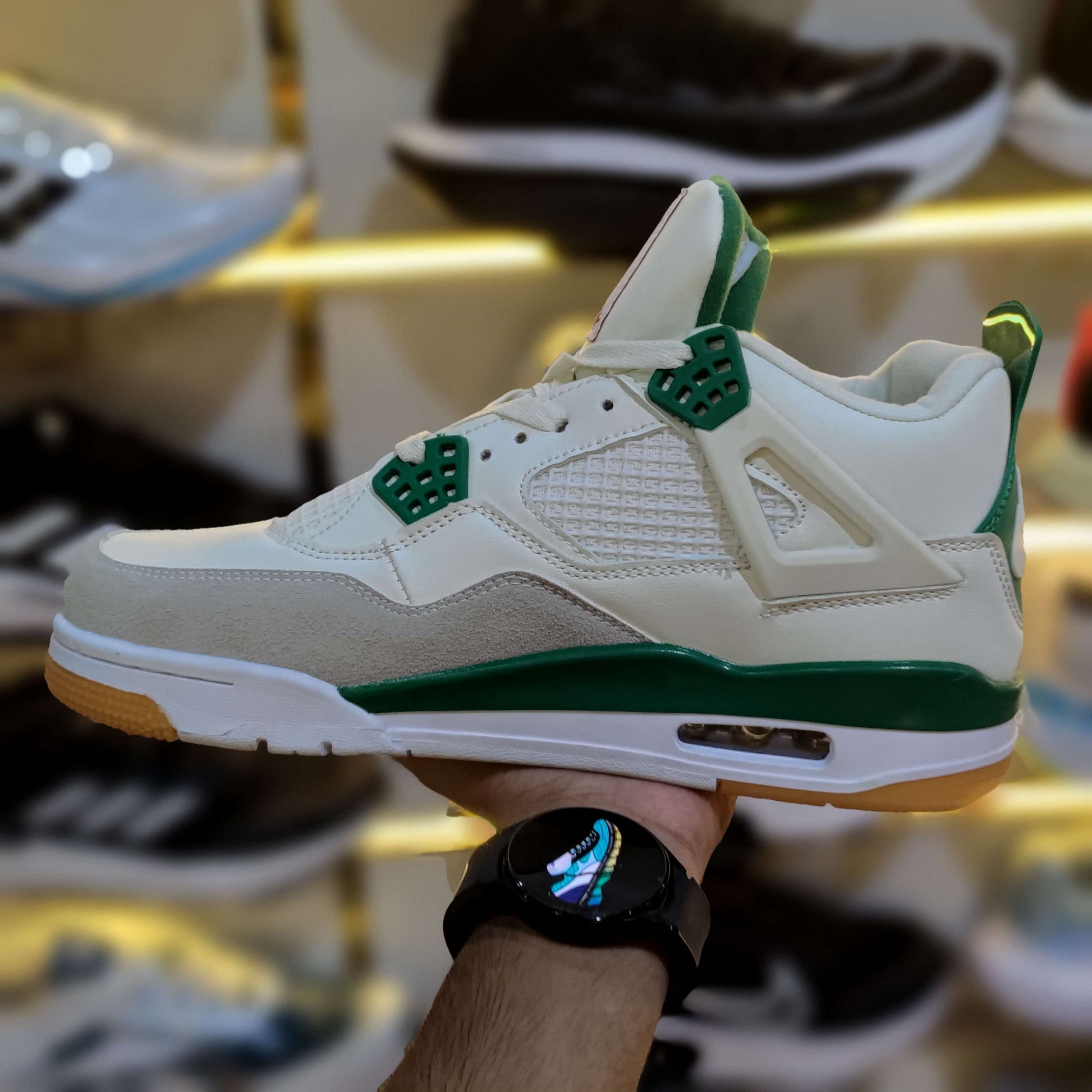 Best Quality First Copy Jordan 4 SB Pine Green