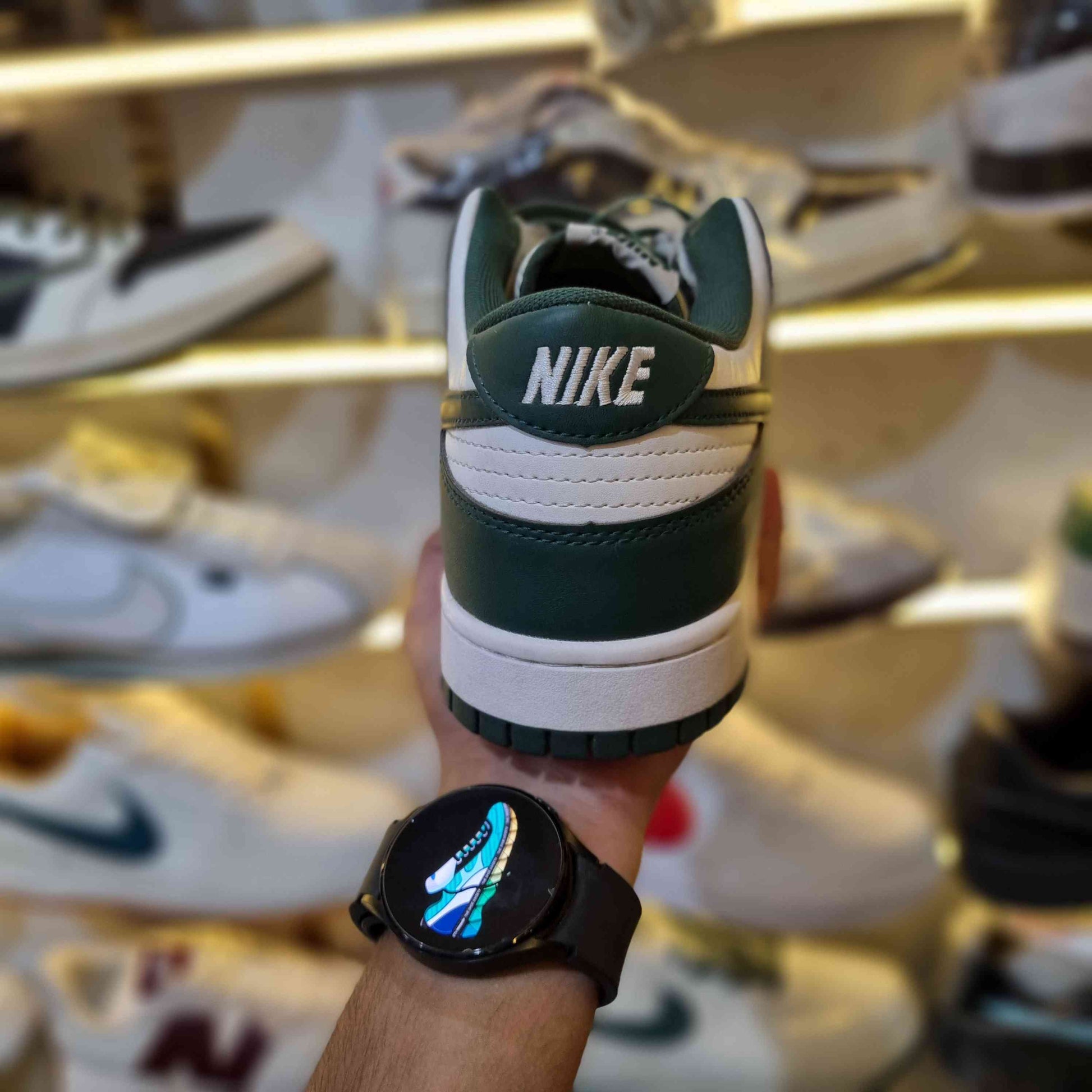 Luxury Streetwear Sneakers Green Colorway