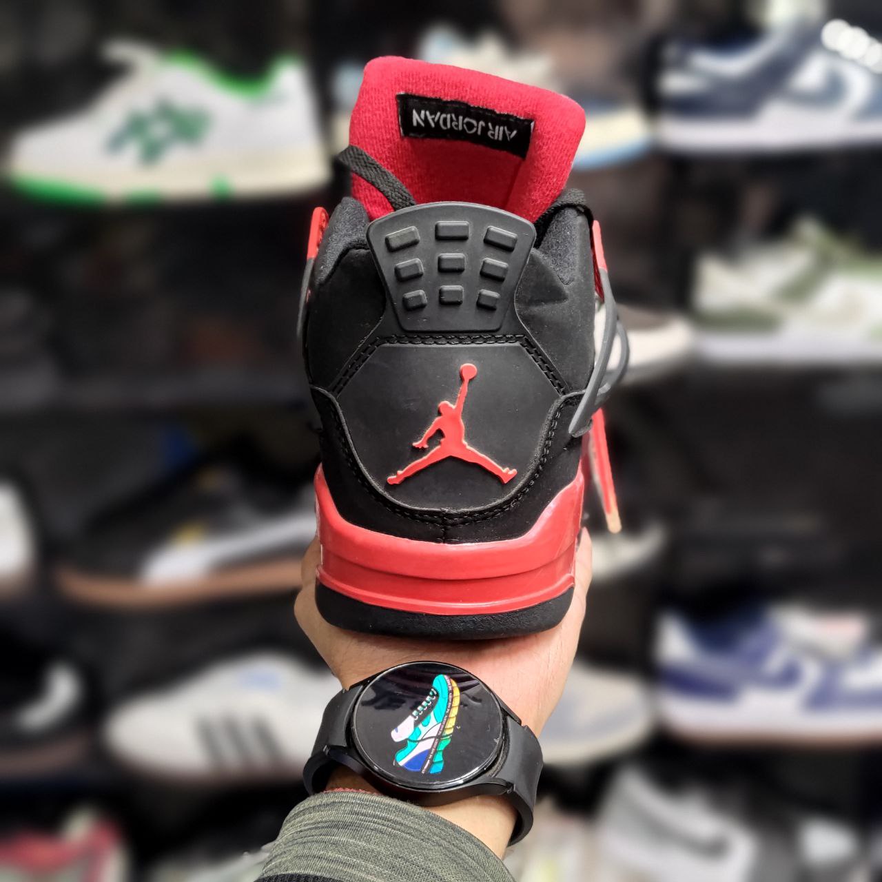 Best Quality First Copy Jordan 4 Red Thunder